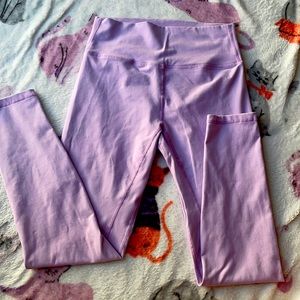 Lavender, size M, TilYouCollapse leggings, full length.